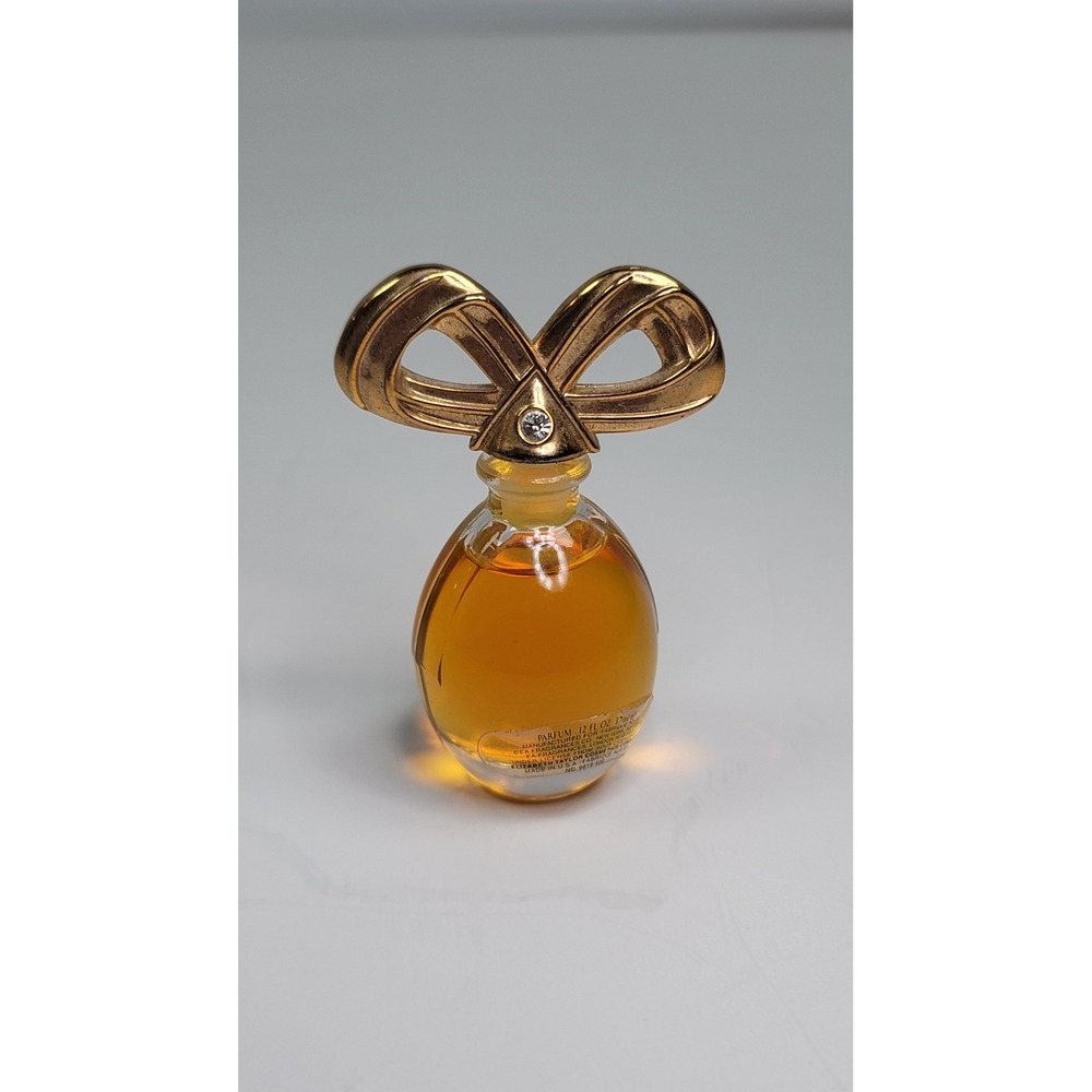 Elizabeth Taylor Diamonds and Rubies Parfum Mini Splash 0.12 oz 3.7ml Gold Bow